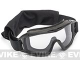 Revision Desert Locust® Ballistic Goggles Kit (Color: Black Frame / Normal Fit / Clear Lens)