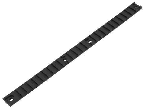 Airtech Studios Polymer 20mm Accessory Rail for AM013 and AM009 Airsoft AEGs (Color: Black / Full Length)