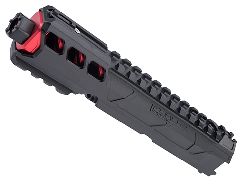 CTM CNC FUKU-2 Upper Receiver V2 for AAP-01 Gas Blowback Airsoft Pistols (Color: Black / Red / Short)