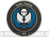 Task Force 141 PVC Morale Patch - Black