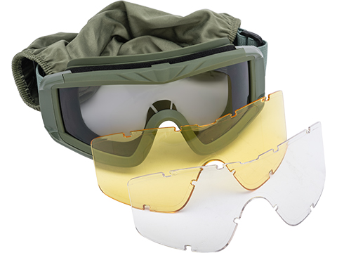 Matrix Tactical Systems ANSI-Rated Ultimate Protective Airsoft Goggles (Color: OD)