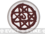 PVC Morale IFF Hook and Loop Patch - Blood Mark (2.5)