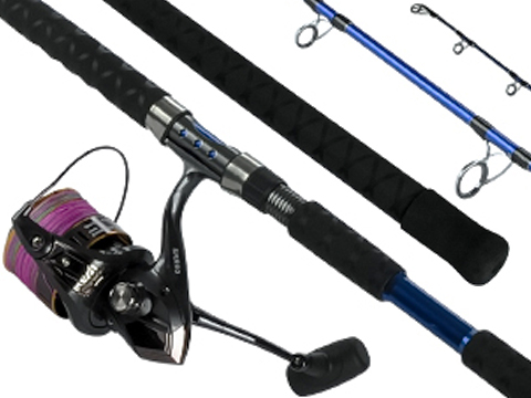 Battle Angler Infantry 8 Spinning Surf Popping Fishing Rod (Model: MH)