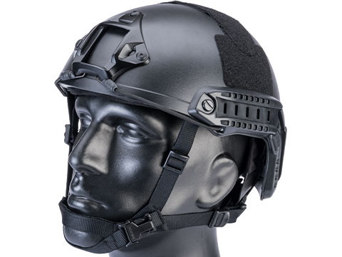 6mmProShop Advanced High Cut Ballistic Type Tactical Airsoft Bump Helmet (Color: Black / Medium - Large)