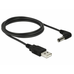 USB kontakt to DC 5.5 x 2.5 mm