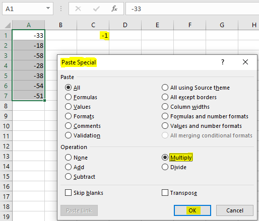 Adding Subtracting Multiplying And Dividing Without Using Formulas In Microsoft Excel