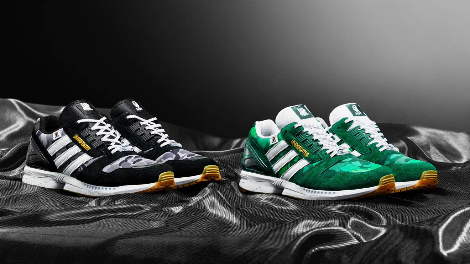 左から)ZX 8000 BAPE x UNDFTD(FY8852) 16,000円＋税
ZX 8000 BAPE x UNDFTD(FY8851) 16,000円＋税