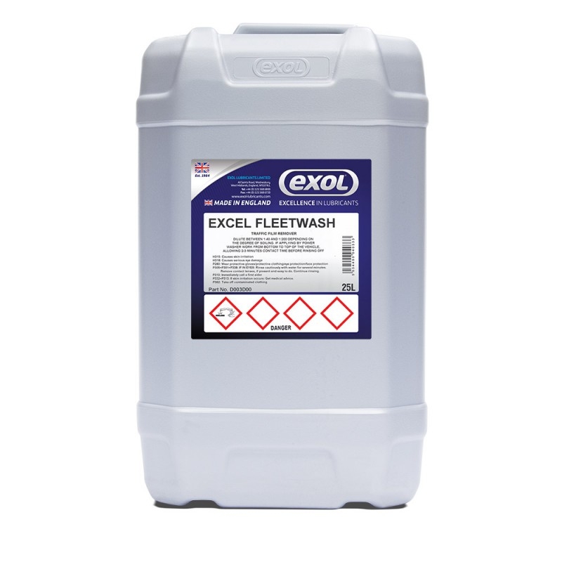 Exol Fleetwash Traffic Film Remover, 20 Litre