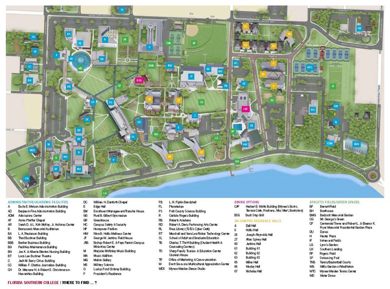 University Of South Florida Campus Map - United States Map