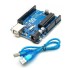 Arduino Uno R3 Compatible board + Cable for Arduino Uno