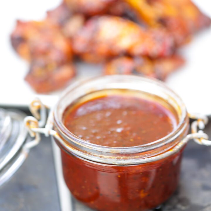 mambo sauce in a jar