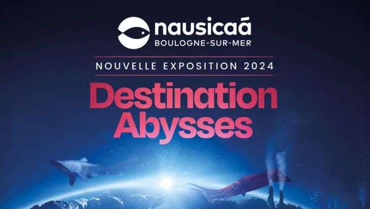 Affiche de l'exposition "Destination Abysses"