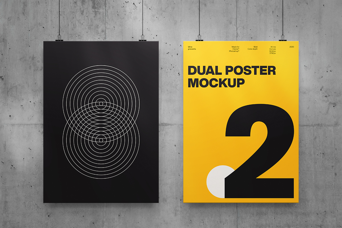 Patata venditore A piedi 2 poster mockup interpersonale Ottenere il ...