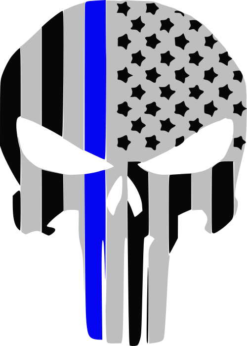 Download Punisher Skull Usa Flag Thin Blue Line Punis - vrogue.co