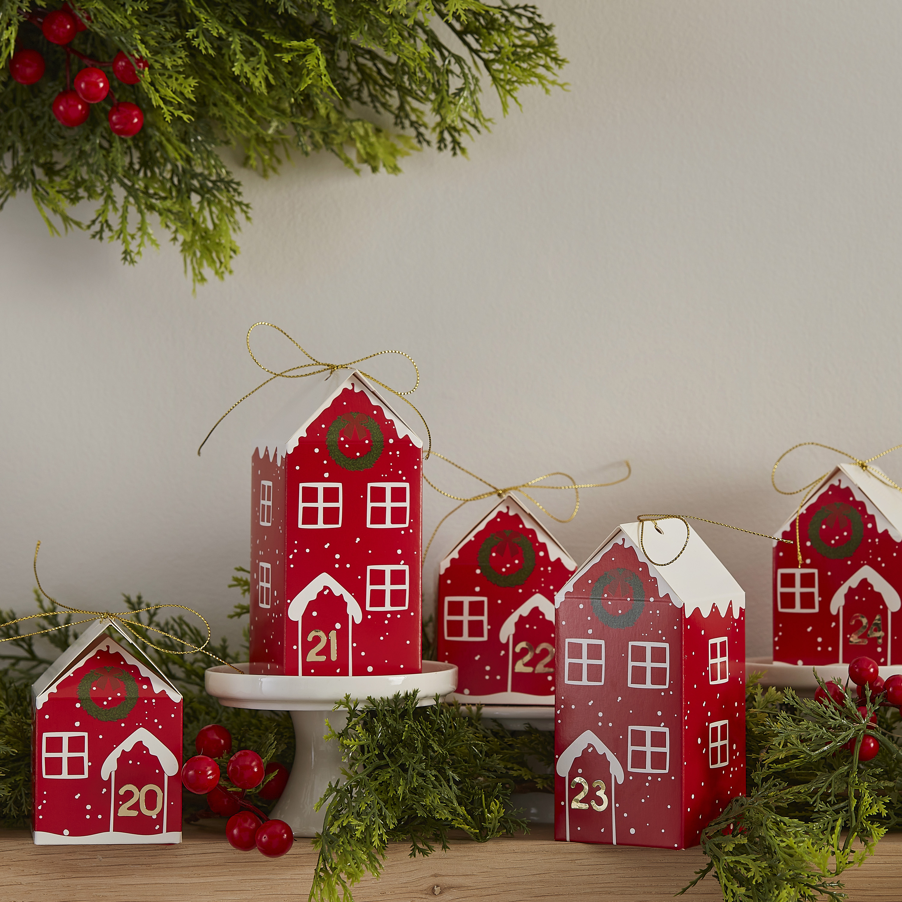 Fill Your Own Festive House Advent Calendar Boxes | Ginger Ray