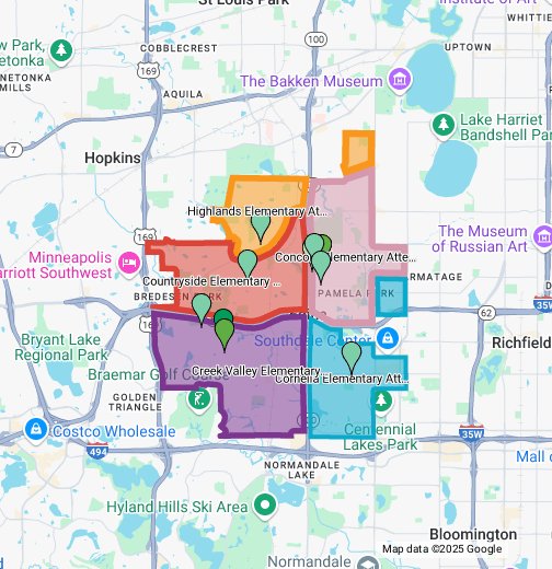 Edina Public Schools District Boundaries - Google My Maps