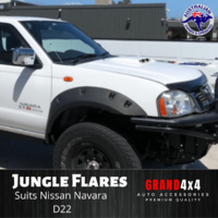 Jungle Front Fender Flares to Suit Nissan Navara D22 2004 - 2015 Guard Cover