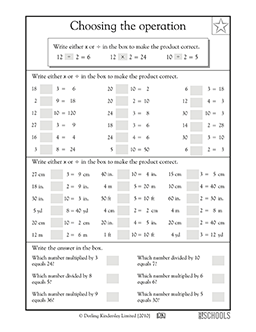 multiply or divide 3rd grade math worksheet greatschools