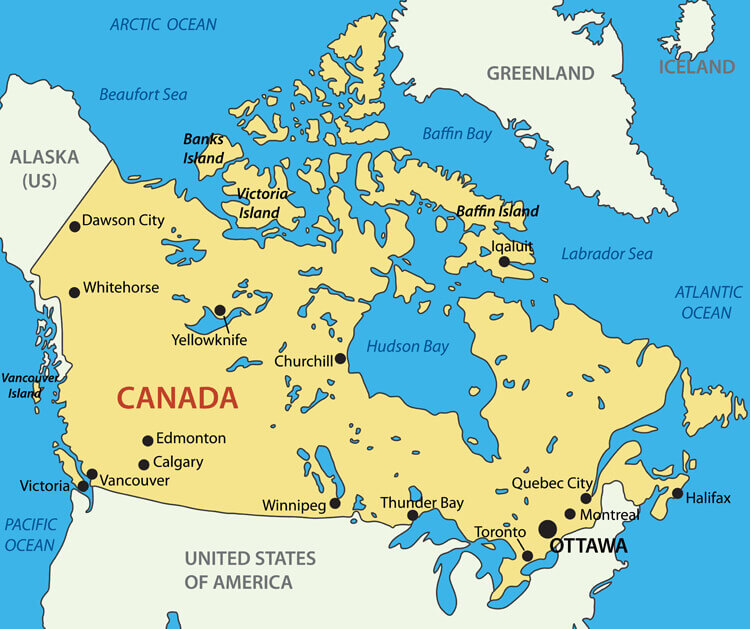 Canada Vector Map