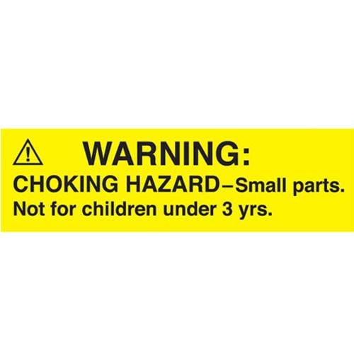 Warning Decal (Set Of 2) - Gumball Machine Warehouse