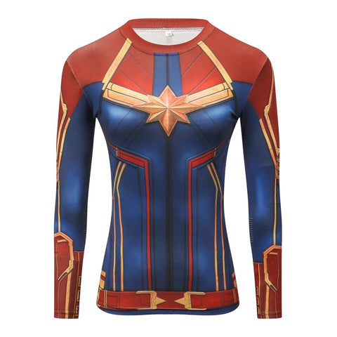 CAPTAIN MARVEL Gym shirt (women’s)