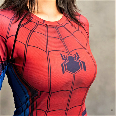 SPIDERMAN Women's Gym T-Shirt - Gym Heroics Apparel