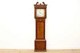 Georgian Antique 1820s English Grandfather Tall Clock #46110