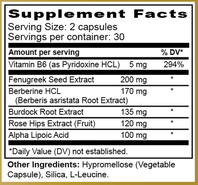 Berberine ALA: Blood Sugar Stabilizer