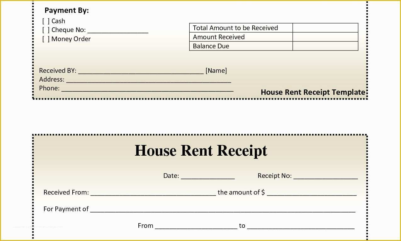 Free Fillable Receipt Template Of General Free Fillable Rent Receipt ...