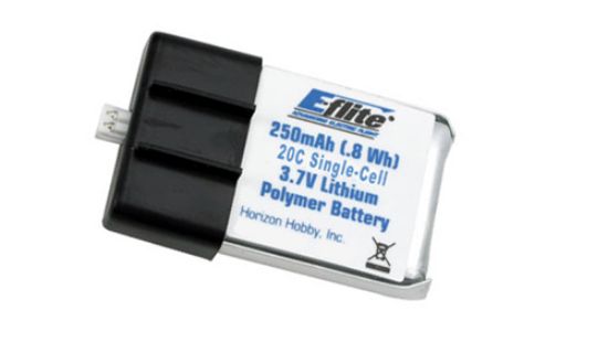 Picture of E-Flite EFLB2501S20 250mAh 20C 1-Cell 3.7V Li-Po