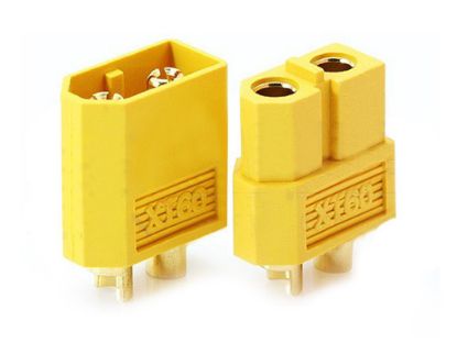 Picture of Nylon XT60 Connectors Male/Female x1 Pair