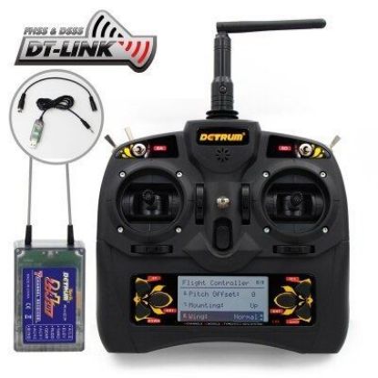 Picture of Dynam/Detrum DTM-T002  GAVIN-6C 6-Channel digital transmitter  w/ RXC7 w/ USB Simulator cable