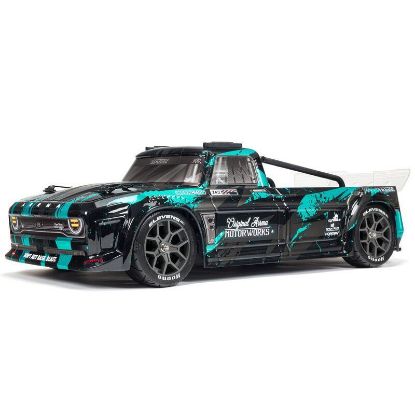 Picture of Arrma ARA4315T2 1/8 INFRACTION 4X4 3S BLX Resto-Mod Truck Black/Teal RTR