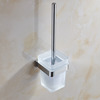 Modern Chrome Brass Toilet Brush Holder Wall Mounted Hotel Bathroom Best Clean toilet brush