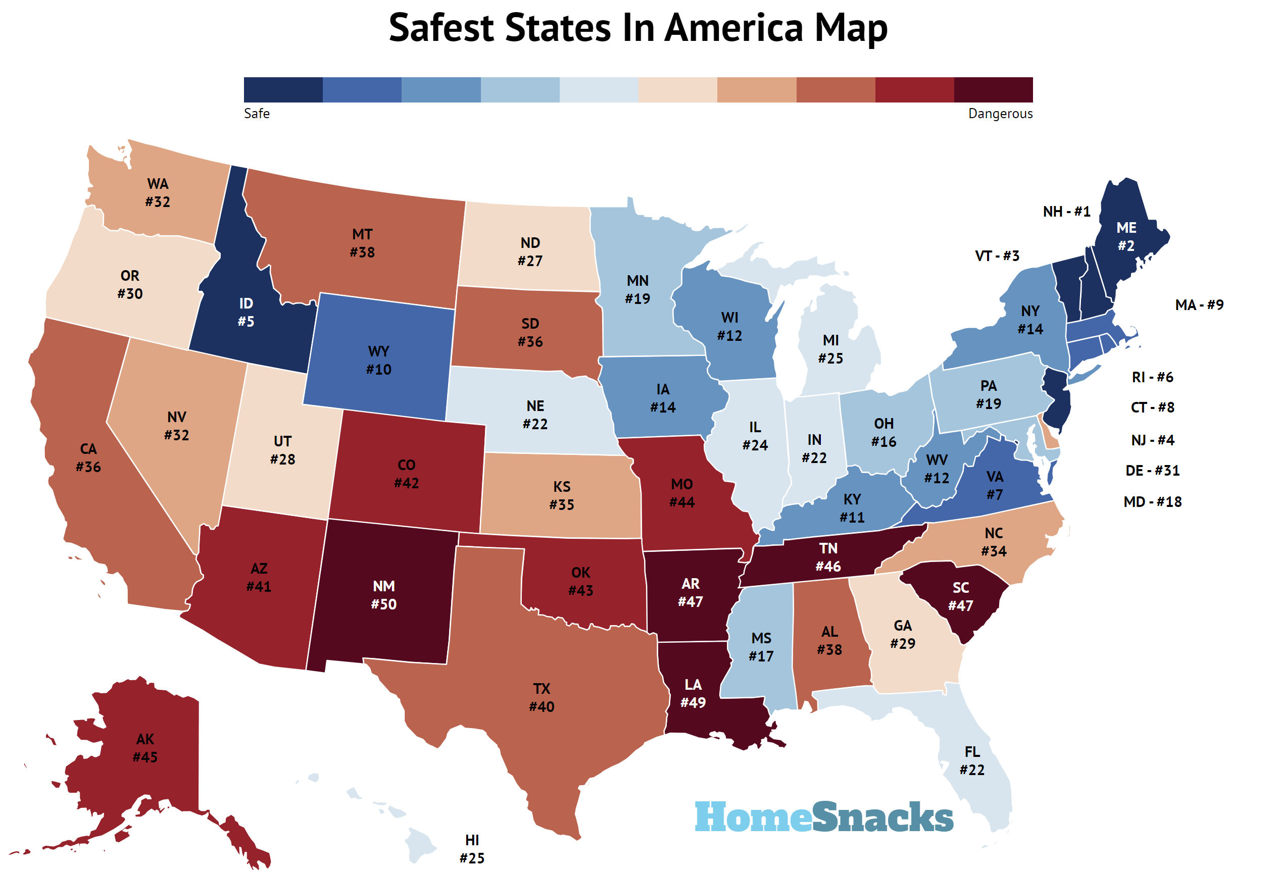 Safest States In The Us 2024 - Trudy Ingaberg