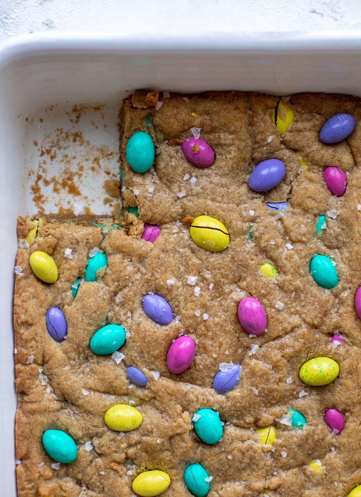 Sustainable Savings Peanut Butter Cookie Bars - Peanut Butter M&M Bars ...