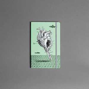 Cartoleria Quaderno Hard Cover, pagine bianche Sea Love - 13 x 21 cm otto d'ambra x Feltrinelli