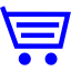 blue cart 27 icon