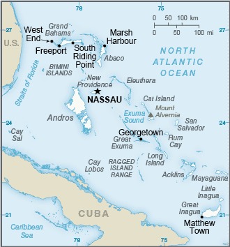 The Bahamas Location - Geography