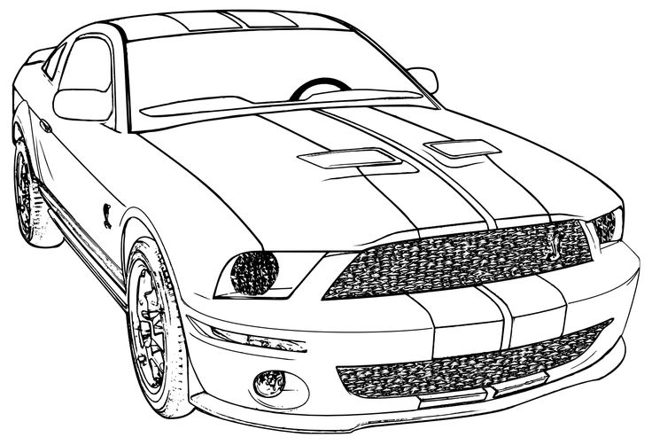 25 Best Muscle Car Coloring Pages coloring page