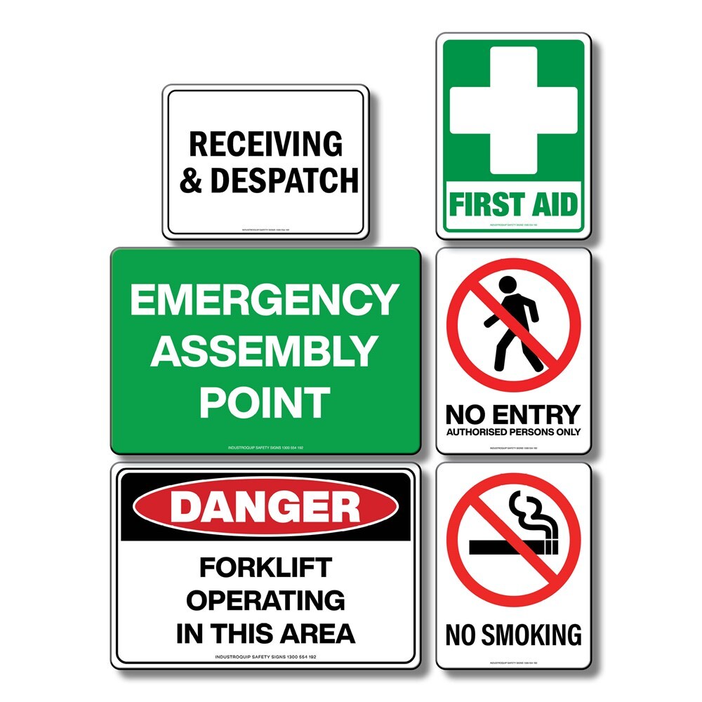 Warehouse Safety Sign Pack - Industroquip