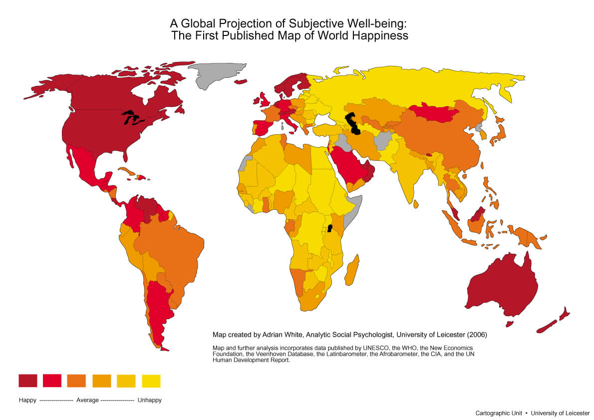 World Happiness Map