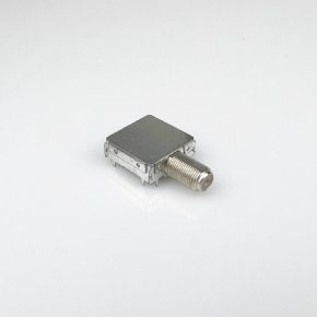 F Connector with board level shielding