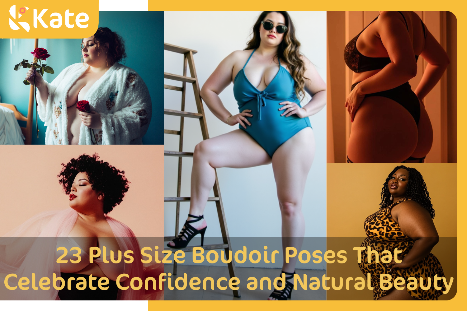 plus size boudoir poses