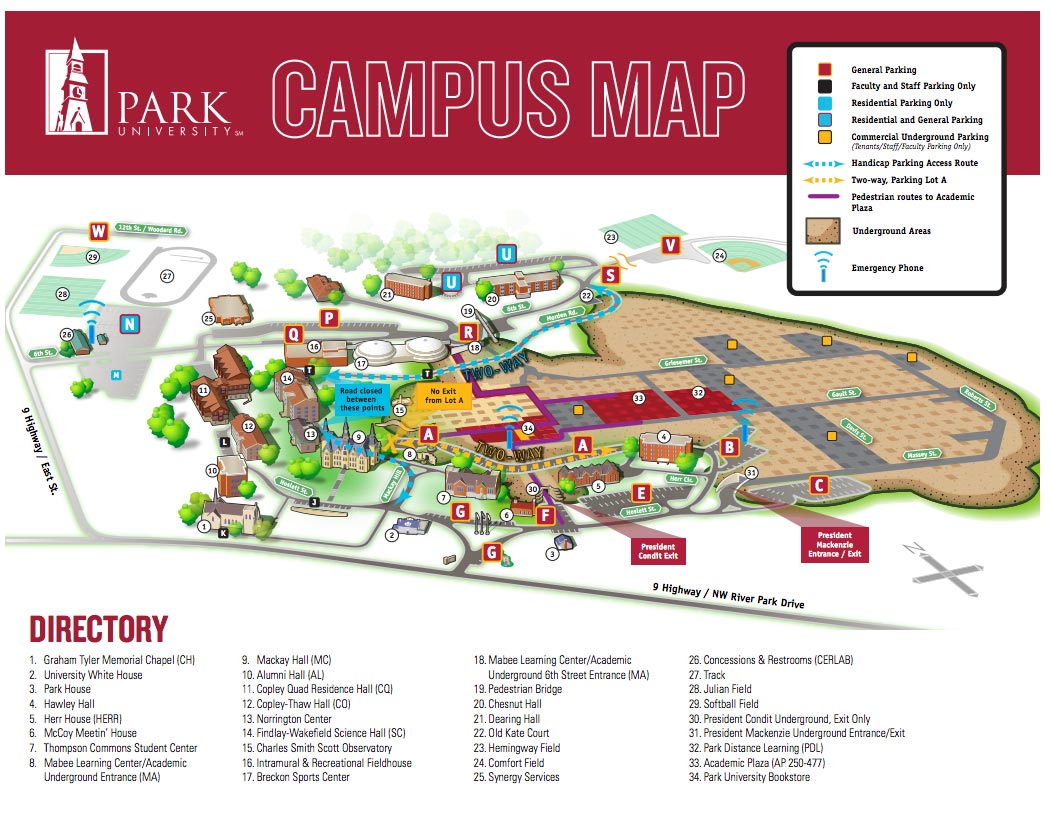 Keystone College Campus Map