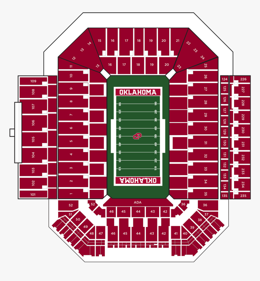 U Of A Football Stadium Seating Chart