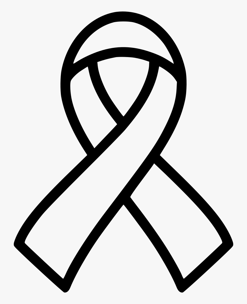 Printable Cancer Ribbon Outline