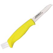 Marttiini 709012 Mushroom Stainless Blade Knife with Mushroom Cleaning Brush