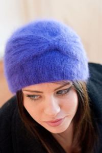 Angora  Cloche Hat