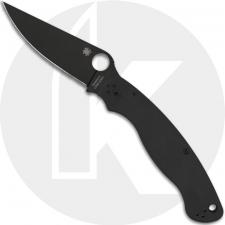 Spyderco Military 2 C36GPBK2 Knife - DLC CPMS30V - Black G10 - USA Made